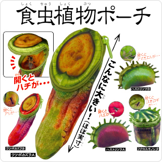 食虫植物ポーチ