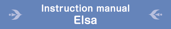 Instruction manual Elsa