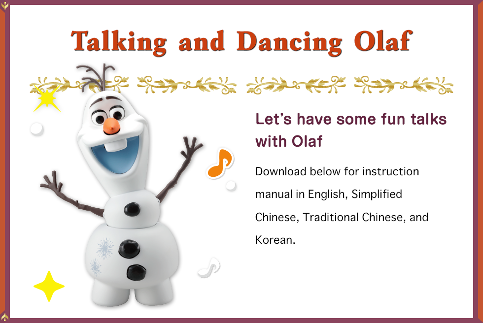 Talking and Dancing Olaf